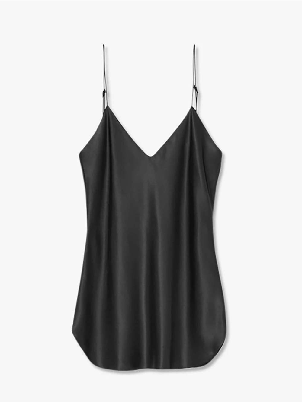 NWOT Nili Lotan black Isabella Silk Camisole sz L $320